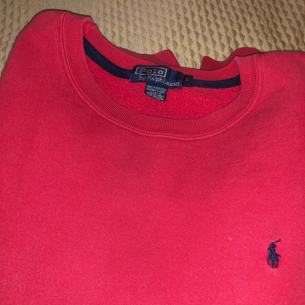 Polo red sweatshirt